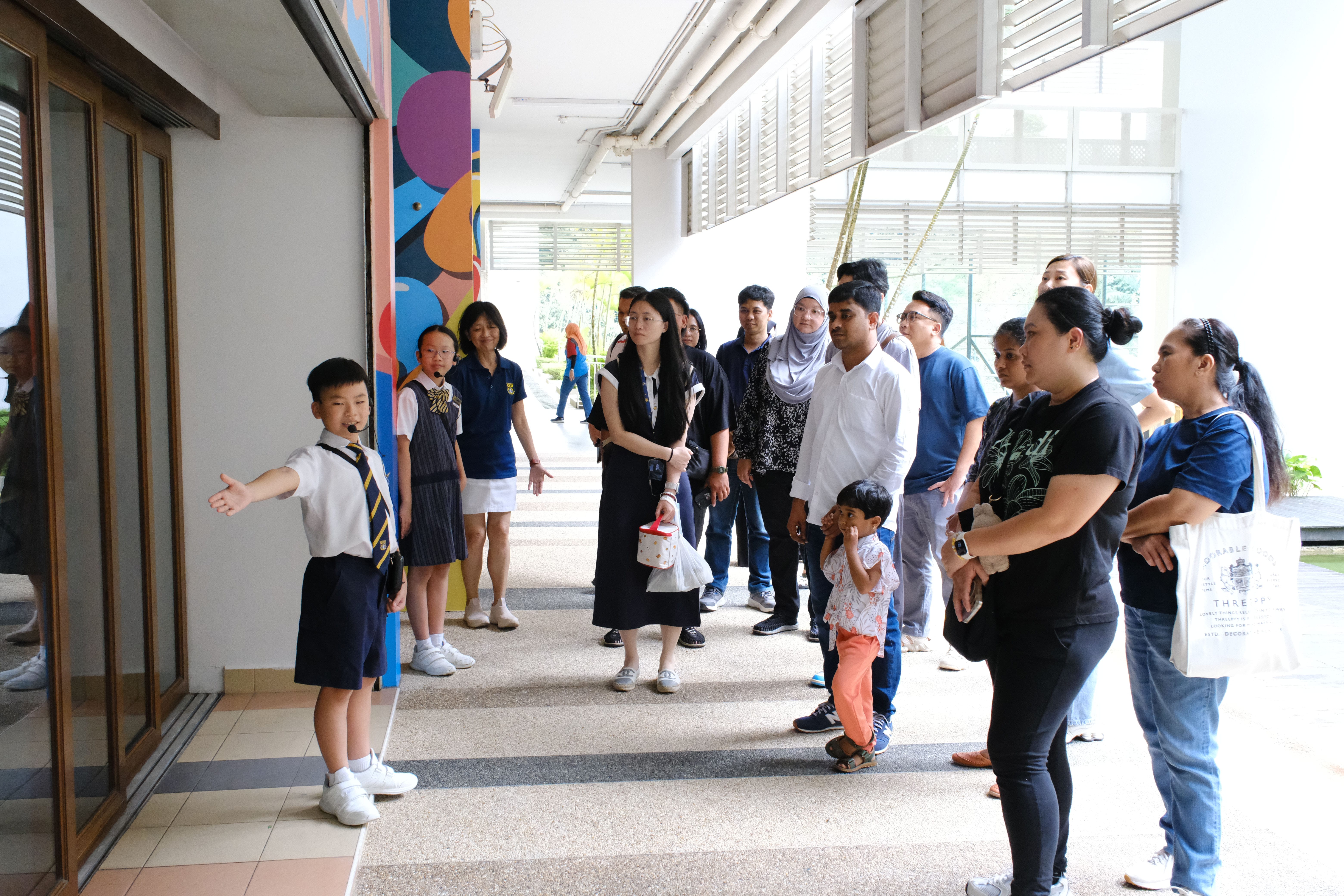 School tour for parents